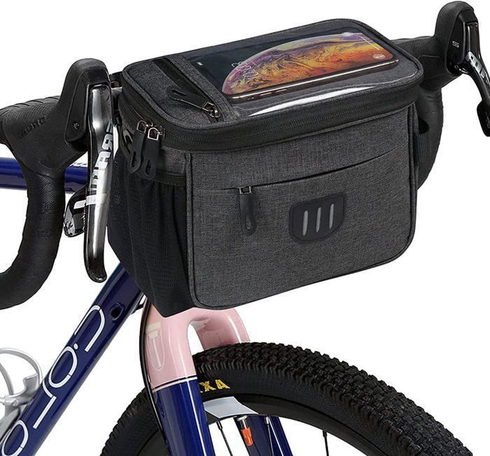 Sacoche de Guidon Vélo Sac Avant de Vélo Étanche Sac de Panier de Vélo de Grande Capacité Sacoches de Guidon