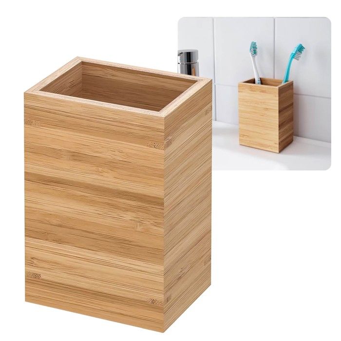 DRAGAN Gobelet de brosse à dents en bambou - élégant et respectueux de lenvironnement IKEA Taille unique