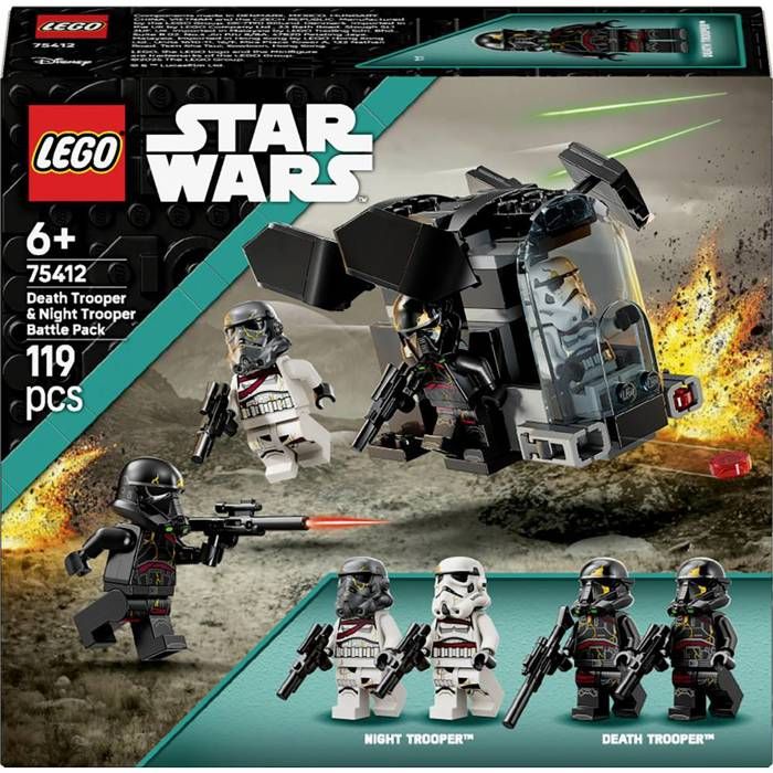 LEGO® STAR WARS™ - Pack Battle Pack 75412 - Bateau datterrissage - 4 mini-figurines - À partir de 6 ans
