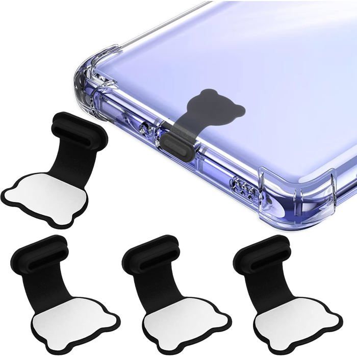 Lot De 28 Bouchons Anti-poussière Type C Avec Breloques Patte De Chat - Pour Téléphone, Tablette, Kindle