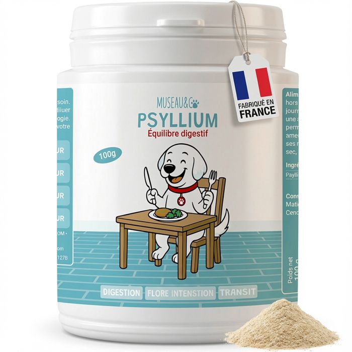 Meilleurs prix pour Museau & Co - Psyllium blond - Régulateur de transit chiens et chats