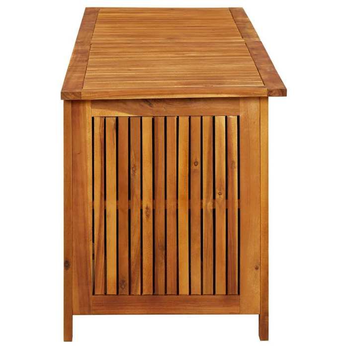 Sale 2026 Coffre de rangement de jardin - BURKE - grande espace - 175x50x58 cm - Bois dacacia solide CC62