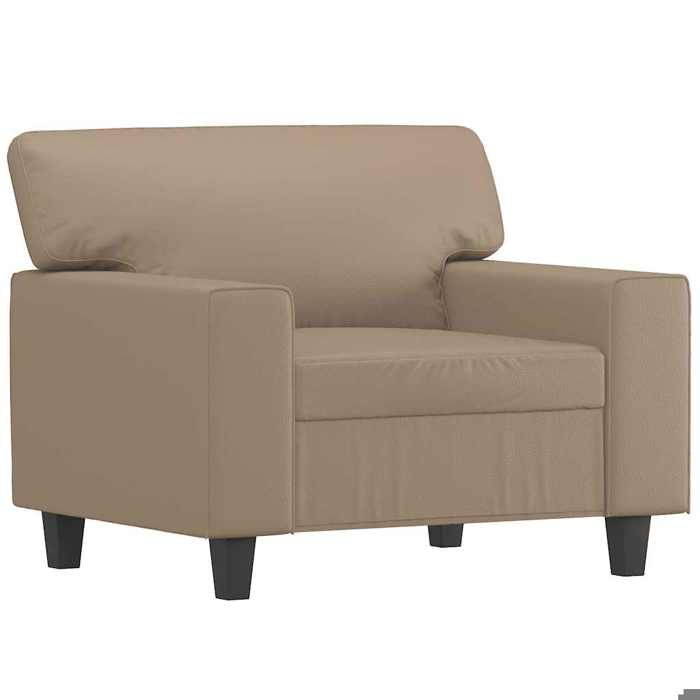Canapé moderne CHIC Fauteuil 1 PLACE charge max : 110 kg Cappuccino 60 cm Similicuir SS1714