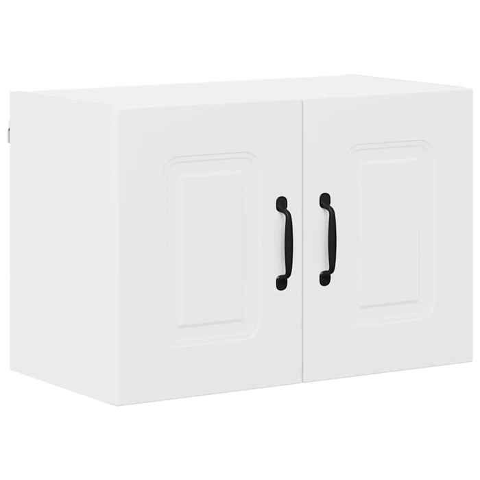 Moderne Armoires suspendues avec porte (2 pièces) SWEETY Placards cuisine Blanc 60x31x40 cm BB295