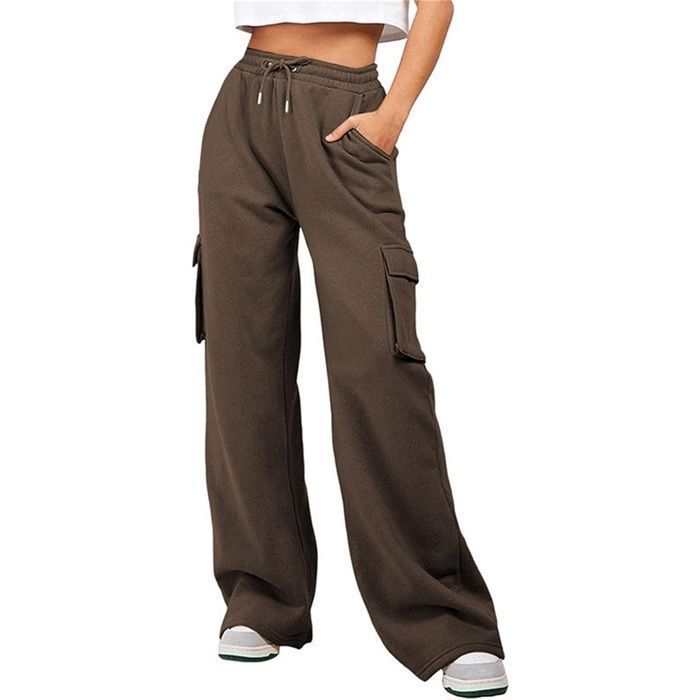 Pantalons de survêtement amples pour femmes - survêtement amples plus pantalon dhiver taille - pantalons de survêtement Marron Pantalons de survêtement amples pour femmes - survêtement amples plus pantalon dhiver taille - pantalons de survêtement Marron