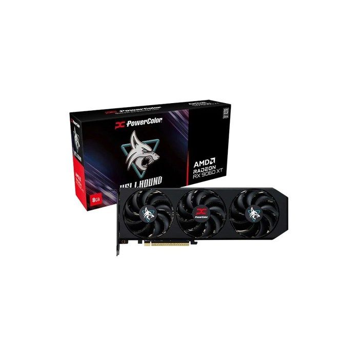 Carte Graphique PowerColor Hellhound RX 9060 XT 8GB GDDR6 – PCI Express 5.0 - vue 6