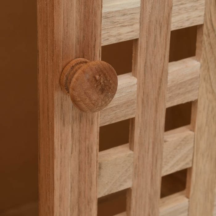 Cabinet/Meuble sous lavabo - NGM - Elégant Design - bois de noyer massif 66x29x61 cm 15958699490