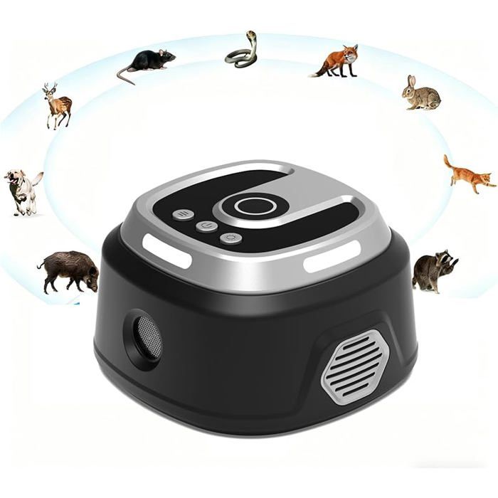 Ultrasons pour Rats répulsif à ultrasons pour Souris Souris et Rats à ultrasons 360 ° avec lumière LED répulsif à ultrasons pour