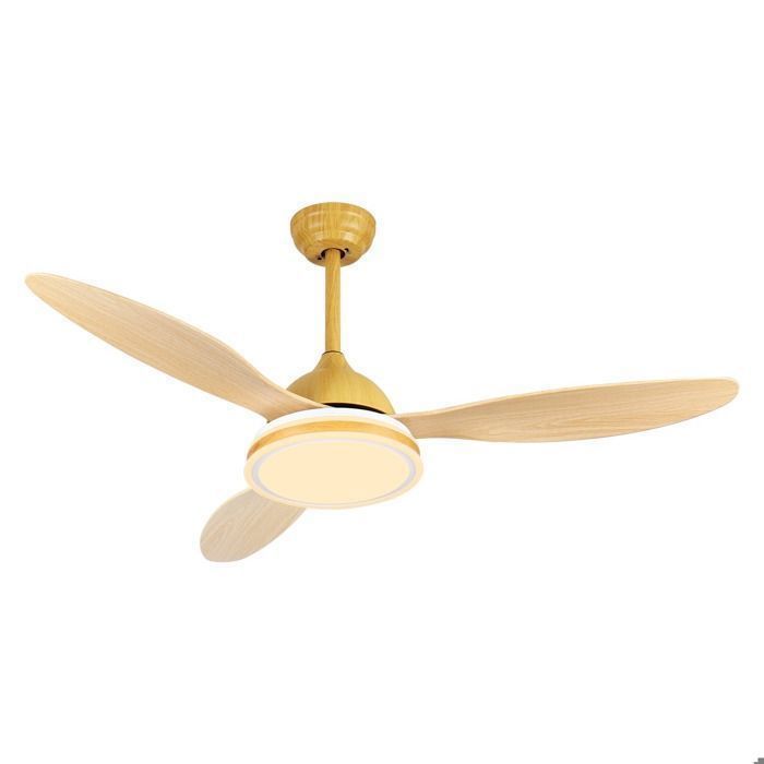 Ventilateur de Plafond DC 132 cm 35W+22W – LED 3 Couleurs 6 Vitesses Réversible Été/Hiver Minuterie Télécommande