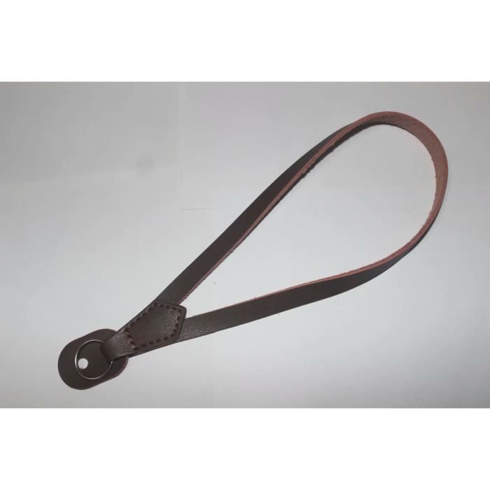 Dragonne En Cuir Artisanale Pour Appareil Photo - Universelle / Compatible ELMO - Oeilleton - Neuf