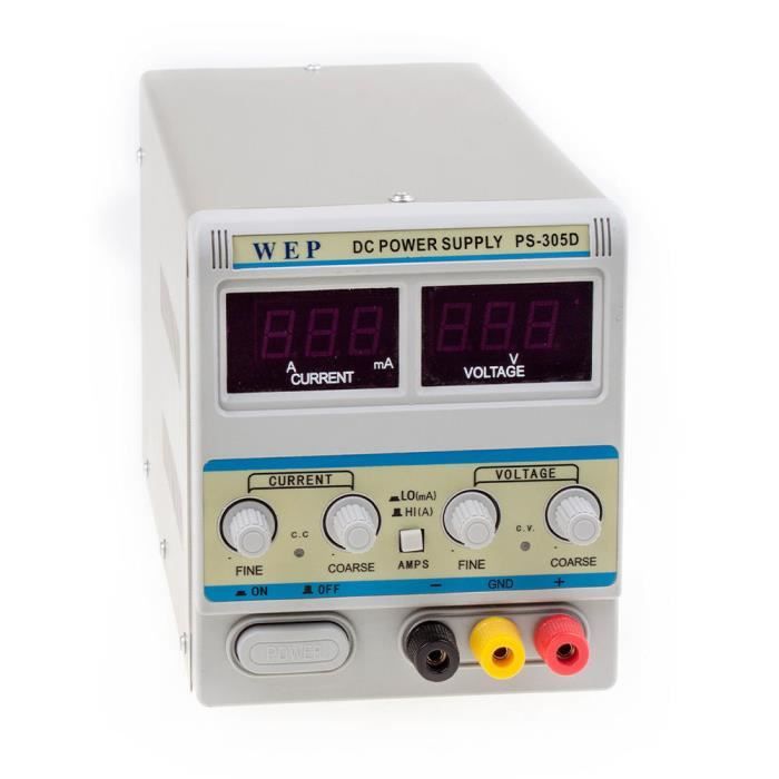 0-30 V 0-10 a Digital DC Power Supply Réglable Bloc d/'alimentation de laboratoire VLP transformateur