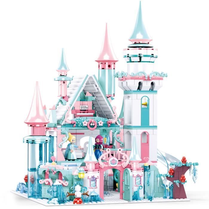 445PCS Bloc de Construction Jouet d'Assemblage 6-10 Ans Princesse