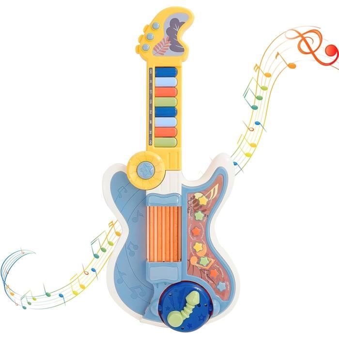 Guitare electrique enfant jouet guitare enfant guitare rock - Cdiscount  Instruments de musique