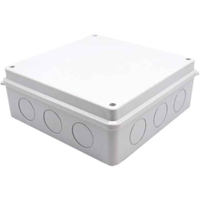 Boîtier De Jonction Métal Uxcell Bleu - 230x185x100mm - Pour Projets Électroniques