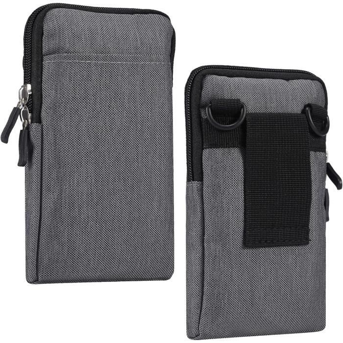 Sac Ceinture Téléphone Nylon 10x18cm - Pochette Bandoulière Universelle | Pour Sport Et Outdoor