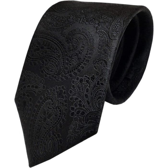 Cravate Soie Classique Rouge Noir Motif De Diamant 8 Cm[c9689