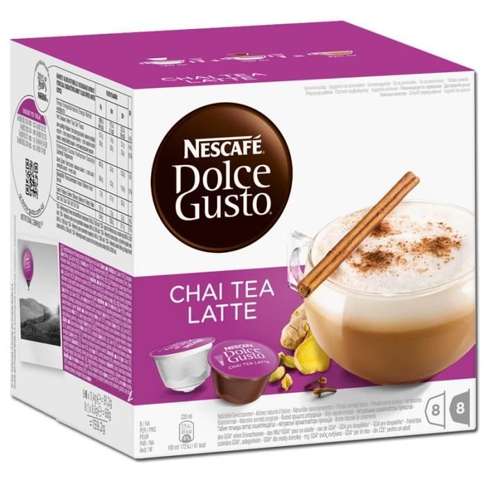 Nestlé Dolce Gusto Chai Tea Latte, thé, thé au lait avec des épices