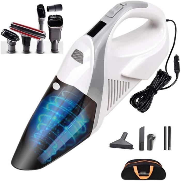 Aspirateur De Voiture Portable 12V - 12000Pa Puissance - Fonction Gonfleur - Nettoyage Sans Poussière