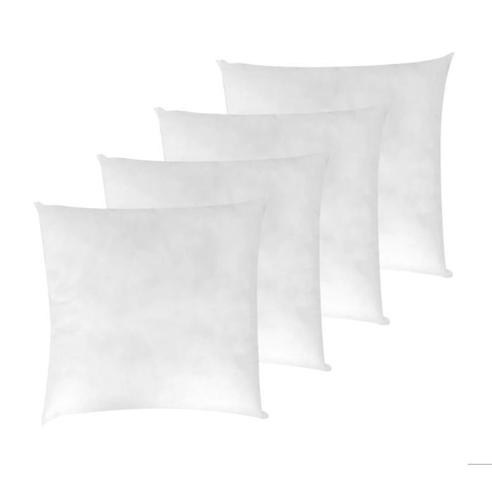 LNT France Lot de 4 Coussins de Garnissage 40x40 cm Ultra Gonflants - Intérieur de Coussin à Recouvrir pour Canapé