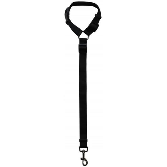 Ceinture de sécurité pour Chien appuie-tête de Voiture Sangle de siège de Chat Tissu en Nylon réglable Attaches pour Chien