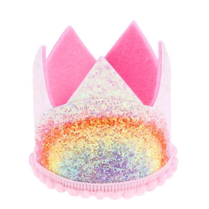 1pc Chapeau D Anniversaire Pliable Paillettes Couronne Chapeaux Decorations De Fete Pour Bebe Fille Blanket Edredon Plaid Achat Vente Couverture Plaid Bebe Soldes Sur Cdiscount Des Le Janvier Cdiscount