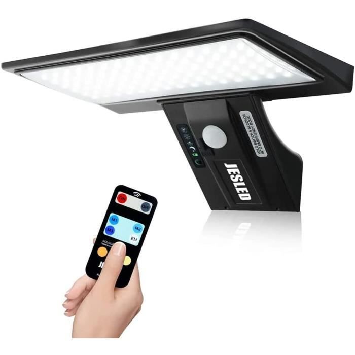 Lot De 6 Lampes Solaires Extérieur - 150 LED, Détecteur Mouvement - IP65 étanche - 3 Modes - Lumière Froide