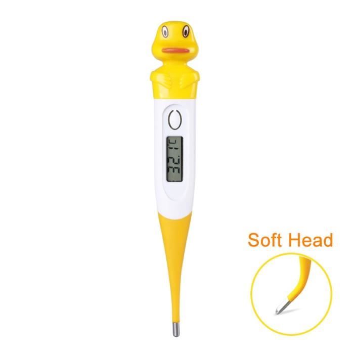Thermometre Numerique Bebe Etanche Temperature Electronique Pour Bebe Enfants Corps Anal Aisselle Lcd Thermometre Type Soft Duck Cdiscount Puericulture Eveil Bebe