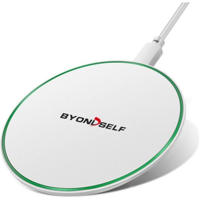Byondself Chargeur Sans Fil 10w Chargeur A Induction Rapide Sans Fil Qi Chargeur Pour Iphone 11 11 Pro Max Samsung Galaxy Huawei Cdiscount Telephonie