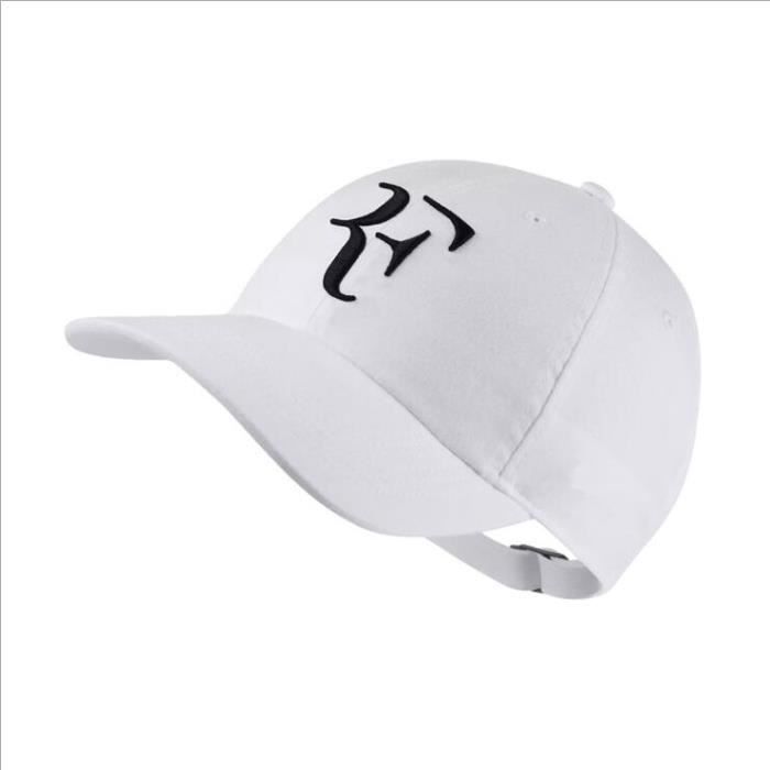 Nouvelle étoile de Tennis Roger Federer casquette 3D broderie papa  casquettes de baseball unisexe Sn WHITE - Cdiscount Prêt-à-Porter