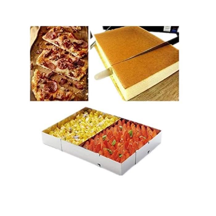 Cadre A Patisserie Moule A Cake Cadre A Gateaux Extensible Patisserie Cadre De Cuisson Reglable Gateau Cadre Rectangulaire En Achat Vente Moule Cadre A Patisserie Moule A Cdiscount