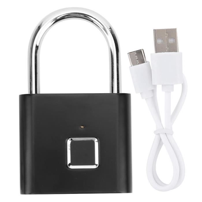 Cadenas Intelligent™ A. O. Smith - Sécurité Sans Clé, Noir, Métal, Avec Clé Incluse