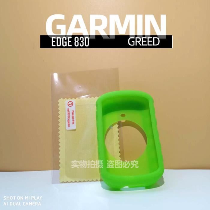 Coque Silicone + Protecteur écran Verre Trempé Pour Garmin Edge 530 - Protection Complète Pour Vélo