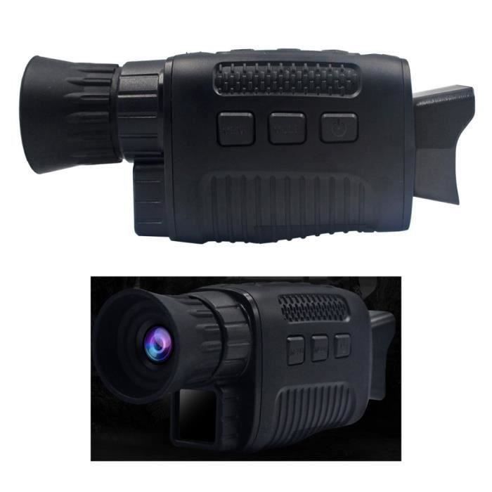 Caméra Thermique Monoculaire 8x Avec Zoom - Vision Nocturne Infrarouge 32 Go Pour Chasse