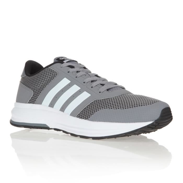 ADIDAS NEO Baskets Cloudfoam Saturn Gris et blanc - Chaussures