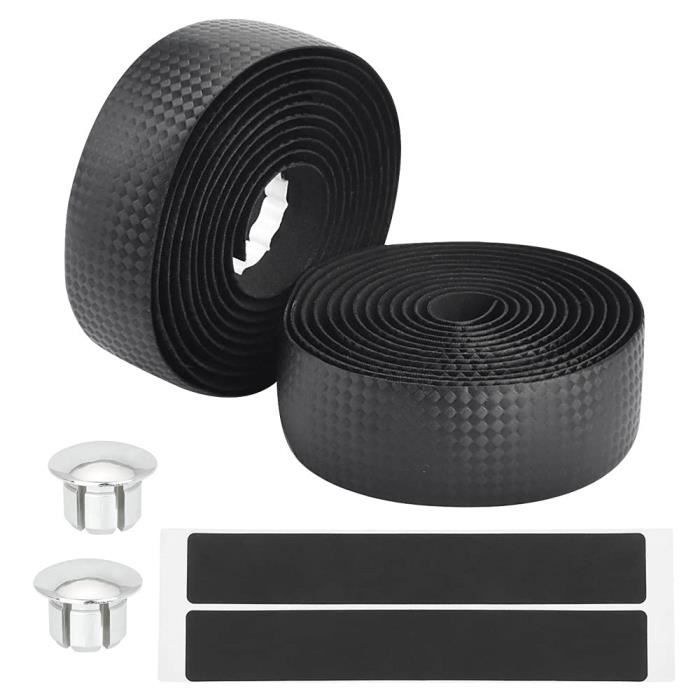 2 Bandes De Guidon Vélo De Route EVA PU - Rouge - Antidérapantes - Longueur ~2,1m/pièce - RYET