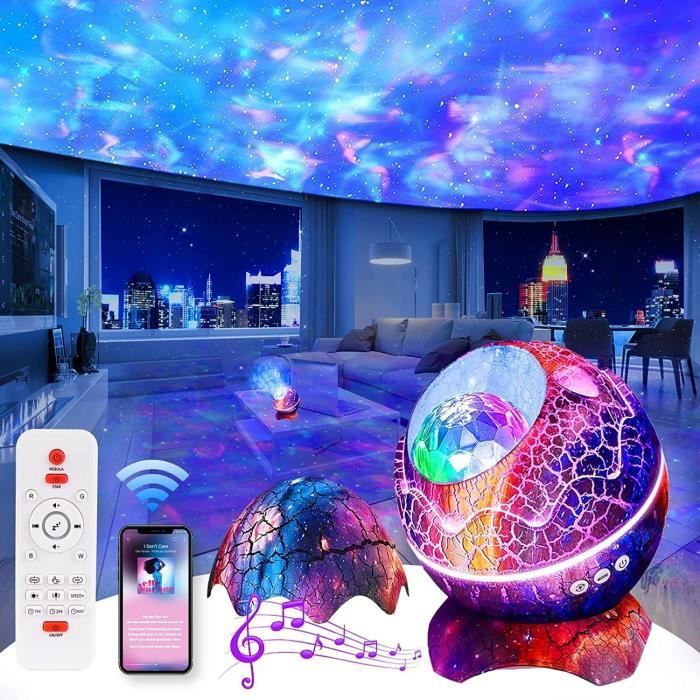 Projecteur Ciel Etoile, Galaxie Starry LED Lampe avec Timer, Enceinte, pour  Enfant Chambre Décoration, Les fêtes de Noël - Cdiscount Maison