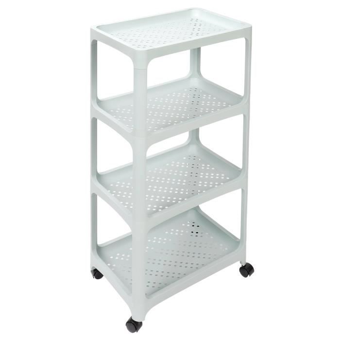 SONGMICS Chariot Roulant, Meuble de Rangement Mobile, Commode sur