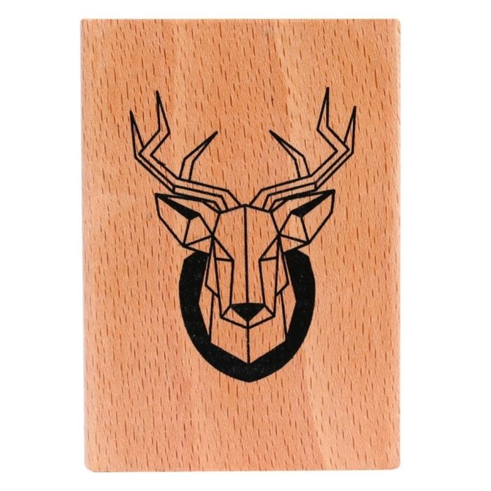 tampon bois tete de cerf cdiscount beaux arts et loisirs creatifs coloriage soleil