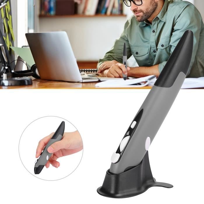 Souris à Stylet Optique De Poche Sans Fil, Souris à Stylet Optique Sans Fil USB 2,4 GHz, Souris