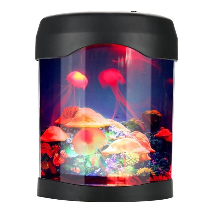 Réaliste méduses Lampe Couleur Changeante Aquarium Lumière Nuit DEL Fish Tank 
