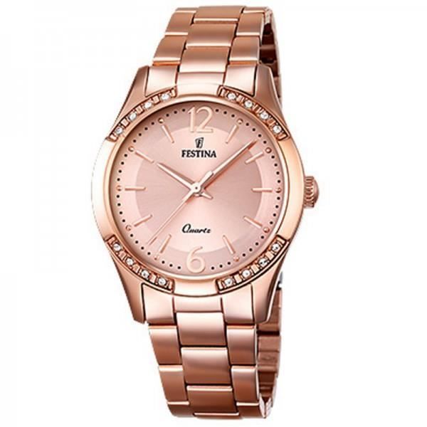 Montre Festina femme rose et acier rose F16914/1 5 atm - Cdiscount  Bijouterie