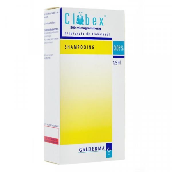 GALDERMA Clobex Shampooing 125 ml Psoriasis cuir chevelu Clobétasol Cdiscount Au quotidien