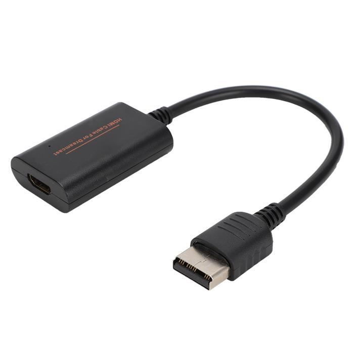 Câble AV (audio/vidéo) Pour Console SEGA Dreamcast - Neuf, Fabriqué En France