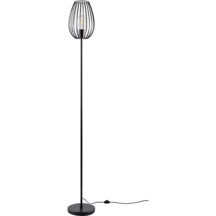 E27 Lampadaire porte-lampe circulaire 1 m diam/ètre 320 mm m/étal noir