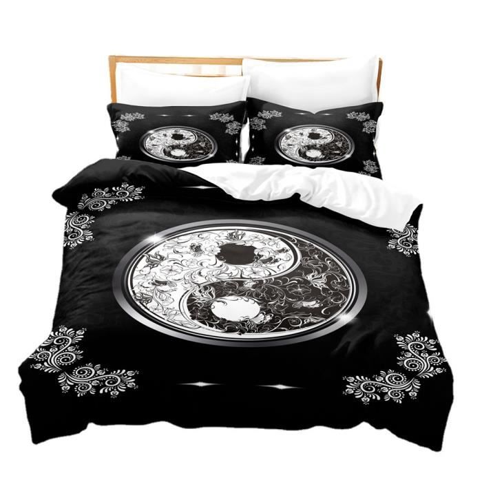 BanbE Housse de Couette Modèle De Carpes Koï 140x200 cm Parure de lit pour lit Double avec Fermeture Éclair Ensemble de literie en Microfibre avec 2 Taie d'oreiller 65x65cm BanbE Housse de Couette Modèle De Carpes Koï 140x200 cm Parure de lit pour lit Double avec Fermeture Éclair Ensemble de literie en Microfibre avec 2 Taie d'oreiller 65x65cm
