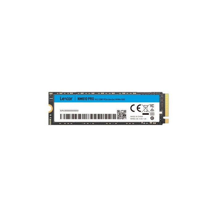 LEXAR - NM610PRO - Disque dur SSD - 500 Go - M.2 2280 PCIe Gen 3x4