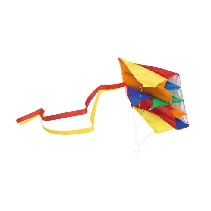 Cerf-volant d'acrobatie - VENTIS - 100 cm - Multicolore - 30 mètres de