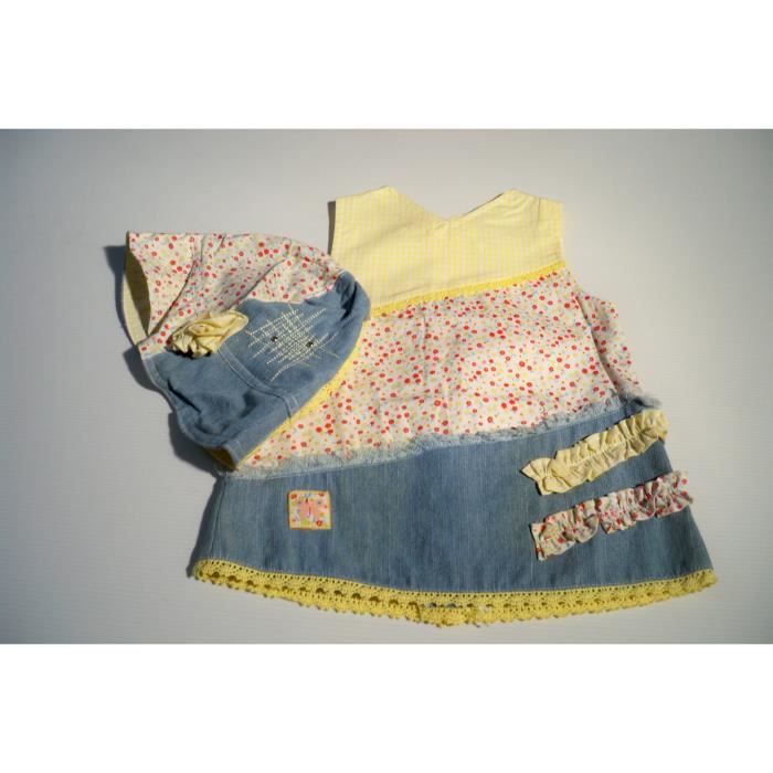 Vetement Layette Bebe Fille 6 Mois Robe Jaune Cdiscount Pret A Porter