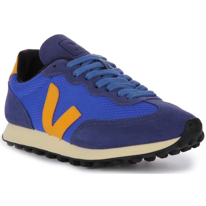 Veja Baskets - VEJA - Rio Branco Alveomesh - Femme - Bleu - Lacets - Polyester recyclé