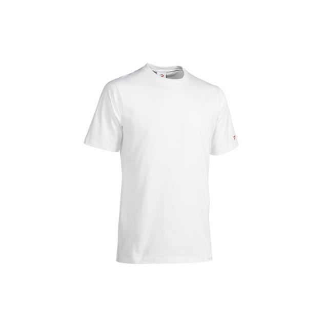 t-shirt uni - patrick almeria - homme - manches courtes - col arrondi - regular